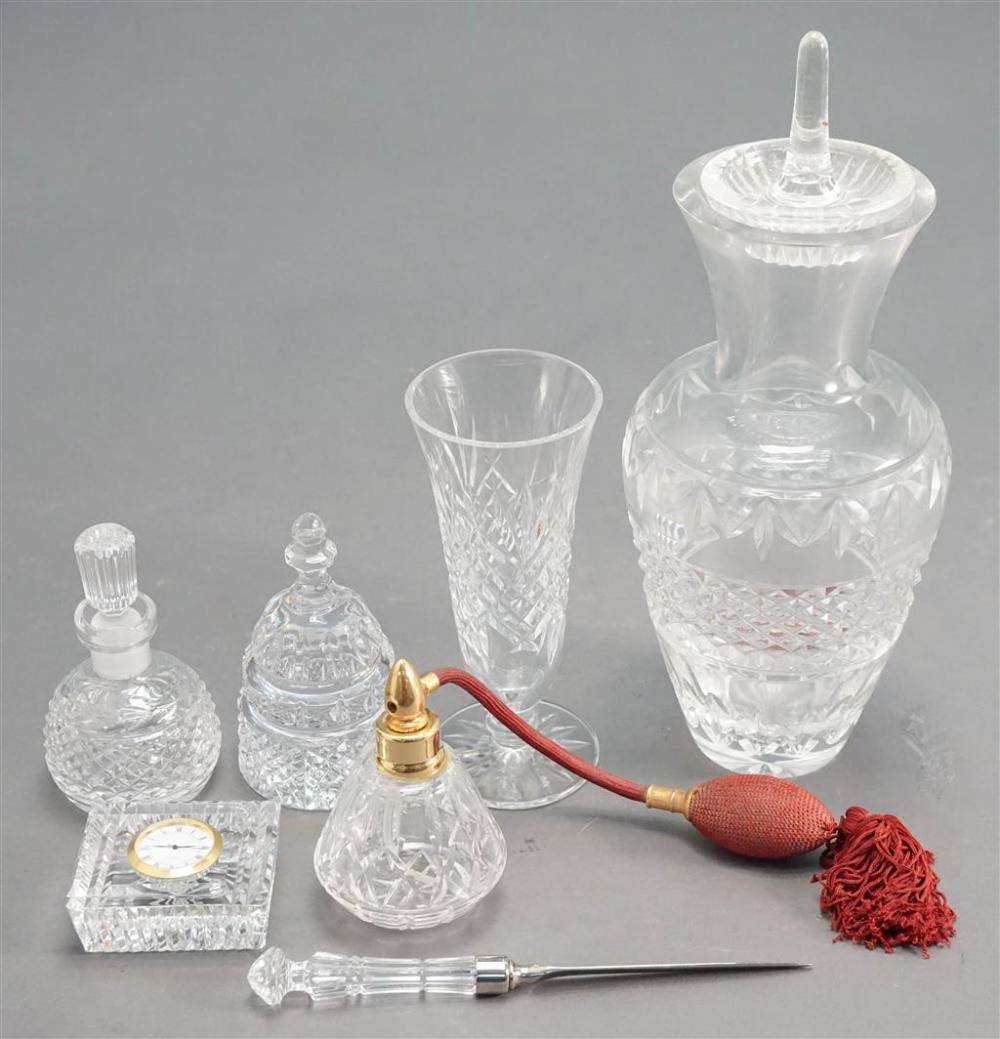 EIGHT WATERFORD CRYSTAL TABLE AND 328813