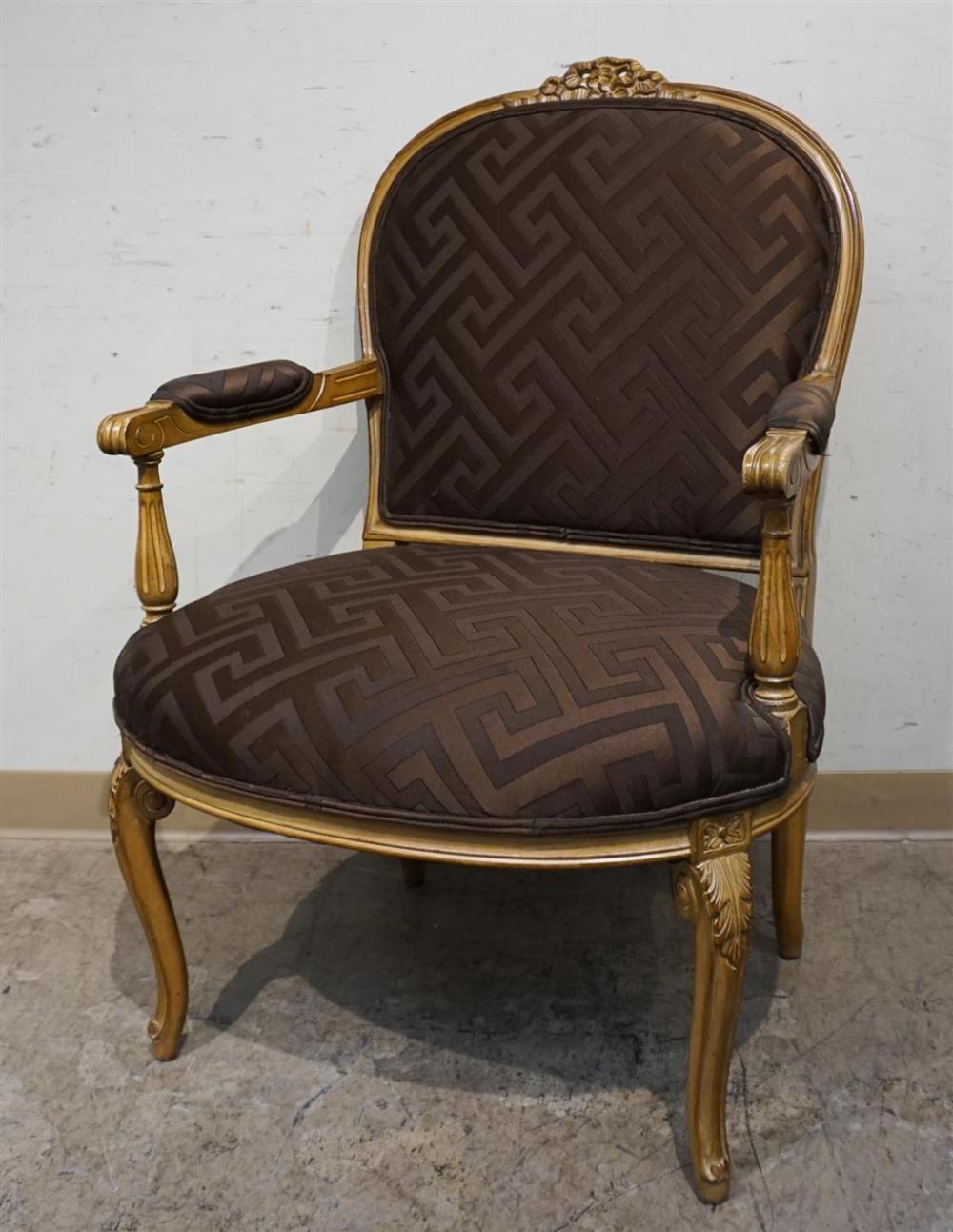 LOUIS XV STYLE FRUITWOOD UPHOLSTERED 32884b