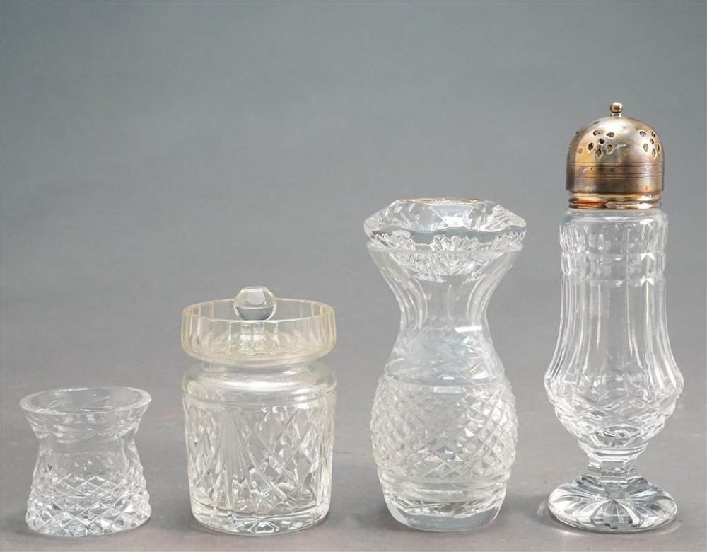 FIVE WATERFORD CRYSTAL TABLE ARTICLESFive 32888b