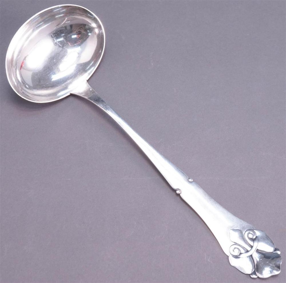 DANISH SILVER LADLE, CHRISTIAN