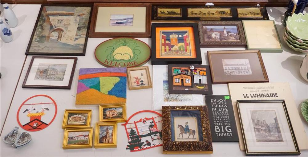 COLLECTION WITH FRAMED AND UNFRAMED