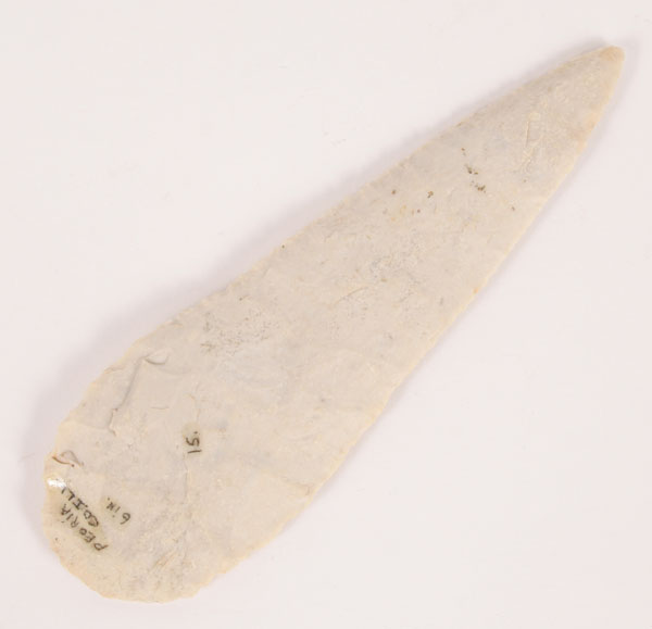 White cobbs knife; Peoria Co.,