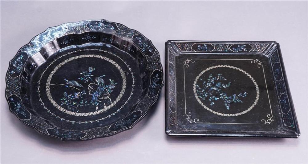 KOREAN MOTHER-OF-PEARL INLAID BLACK