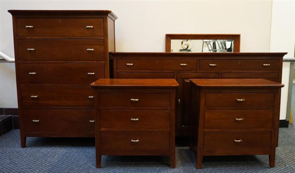 KINCAID CHERRY FINISH TRIPLE DRESSER