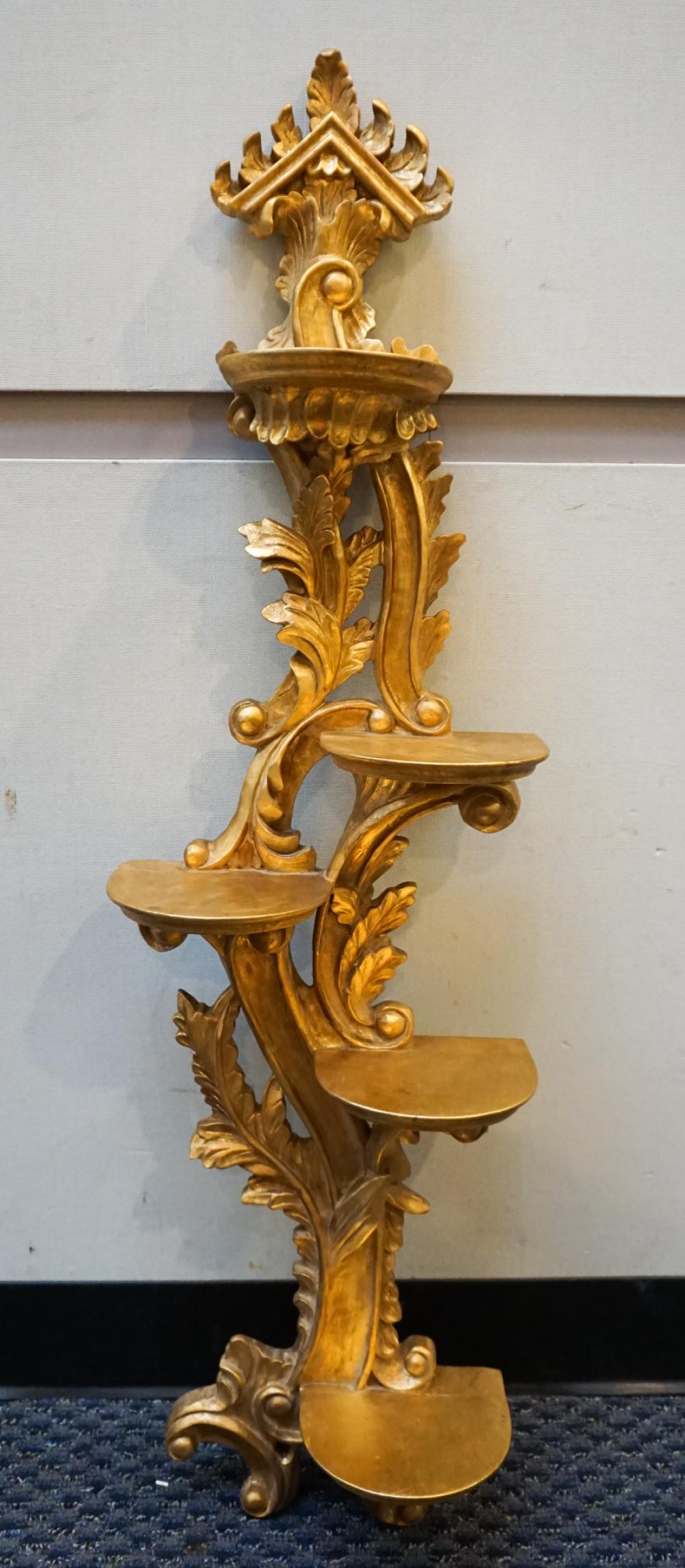 ITALIAN GILTWOOD DECORATED WALL