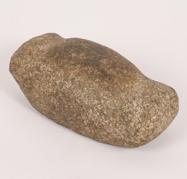 Hardstone boatstone; 6 1/4".