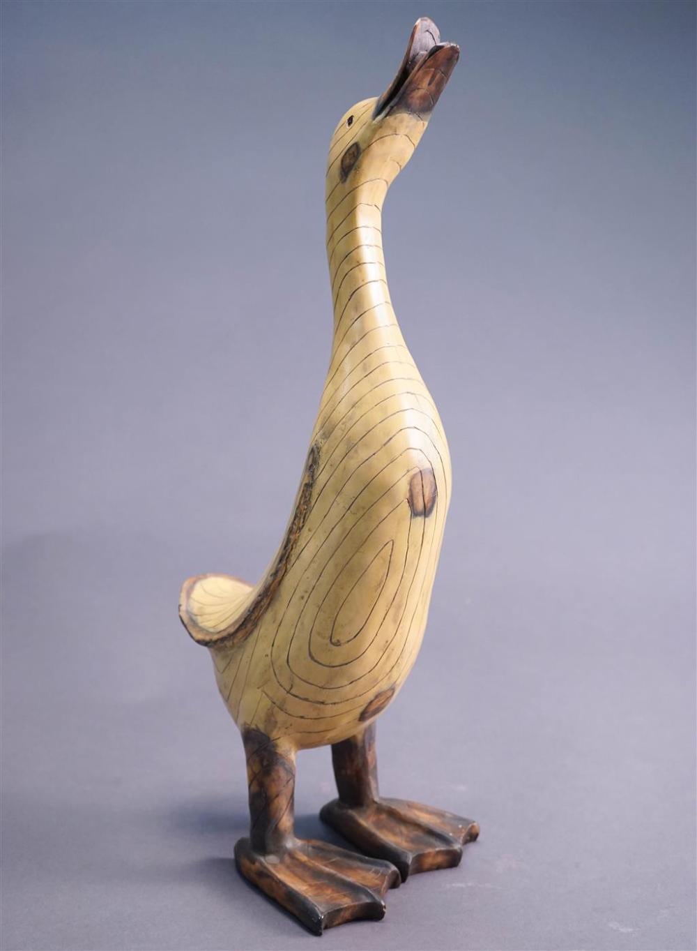 PAINTED AND CARVED PLASTER FIGURE 3289fc