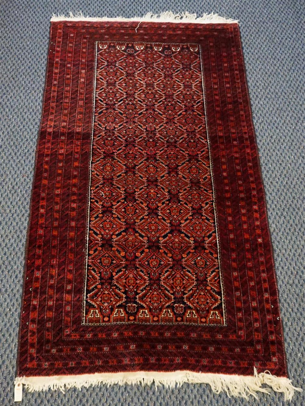 AFGHAN RUG, 6 FT 9 IN X 3 FT 8