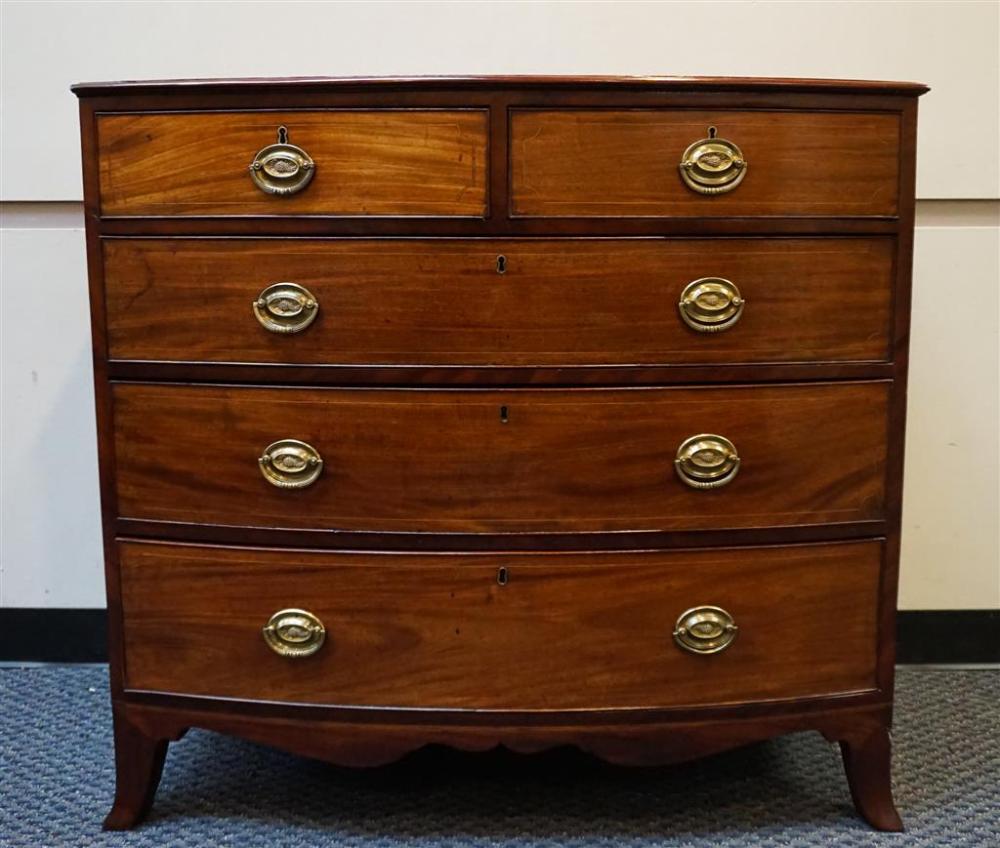 GEORGE III STYLE CHERRY CHEST OF