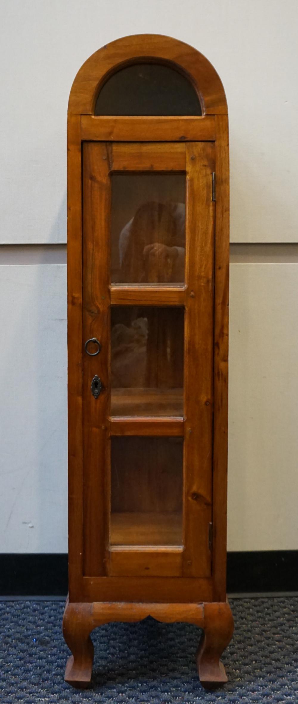 ANGLO INDIAN TEAK VITRINE CABINET  328a43