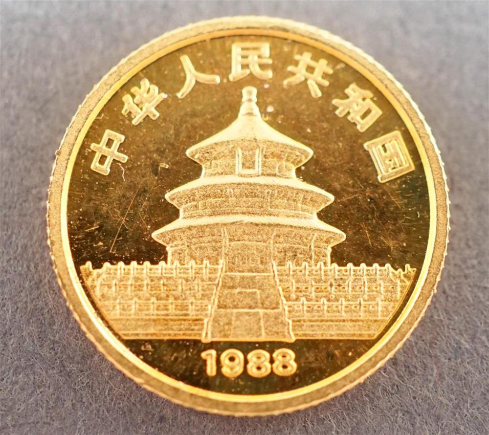 CHINESE 1988 1 20 OZ GOLD COINChinese 328a69