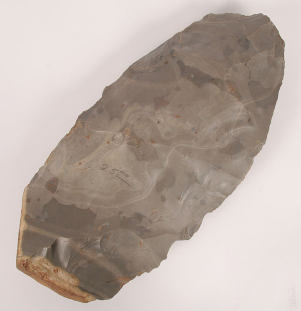 Large flint hornstone core. 12