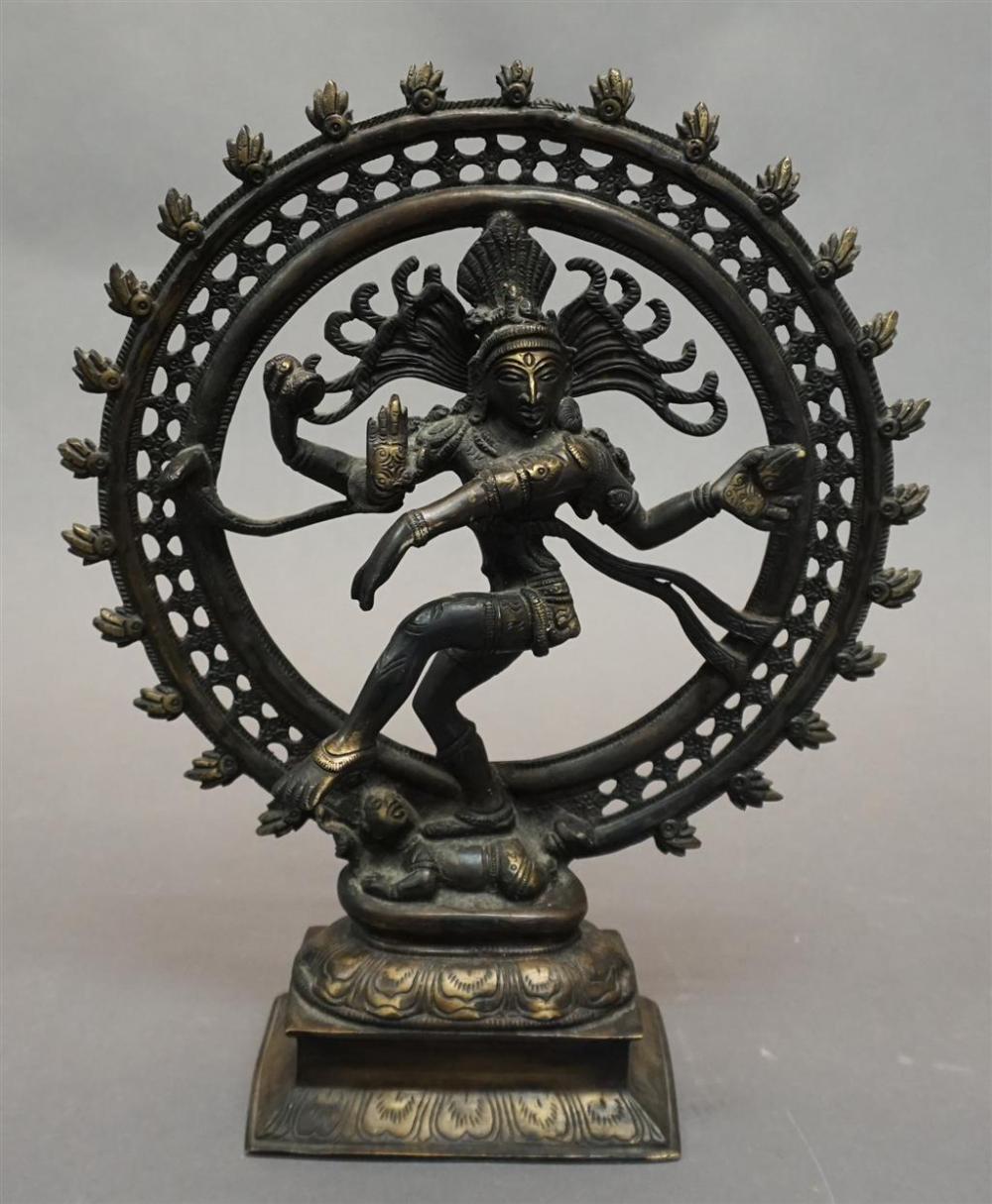 INDIAN PATINATED METAL FIGURE OF 328a90