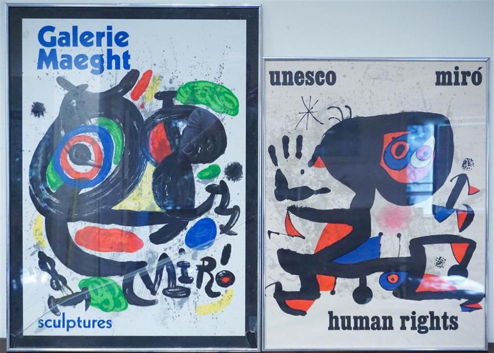 AFTER MIRO, HUMAN RIGHTS AND SCULPTURES,