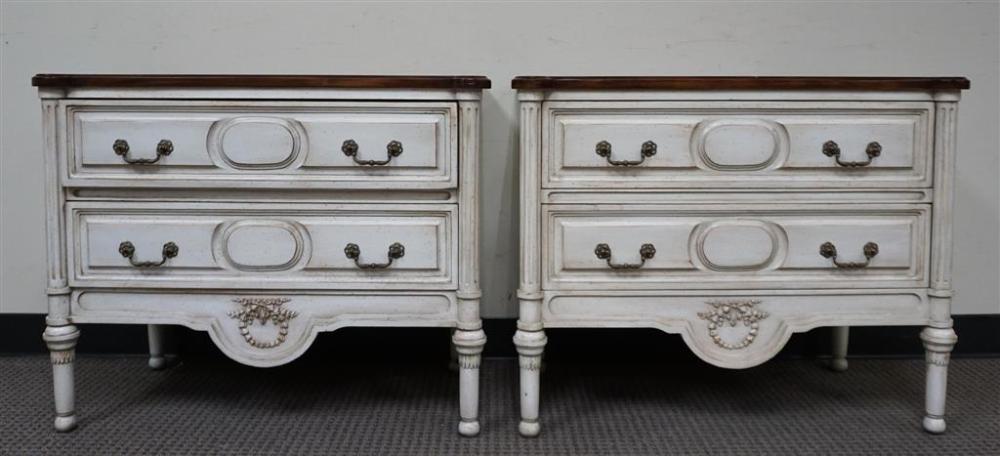 PAIR OF NEOCLASSICAL STYLE WHITE