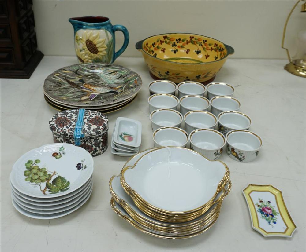 GROUP OF ASSORTED FRENCH PORCELAIN  328bdb