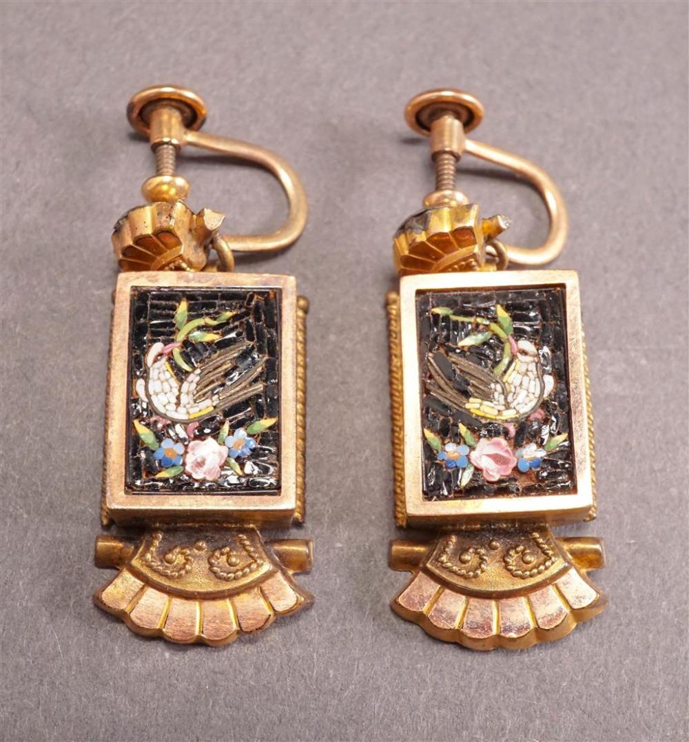 PAIR OF VICTORIAN GOLD-FILLED AND