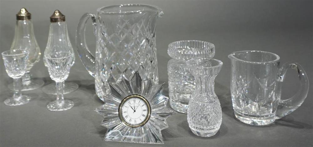 NINE WATERFORD CRYSTAL TABLE ARTICLESNine 328c99