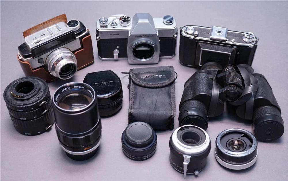 COLLECTION OF THREE CAMERAS, INCLUDING