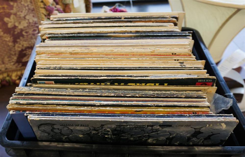 COLLECTION OF CLASSIC ROCK LP RECORDS,