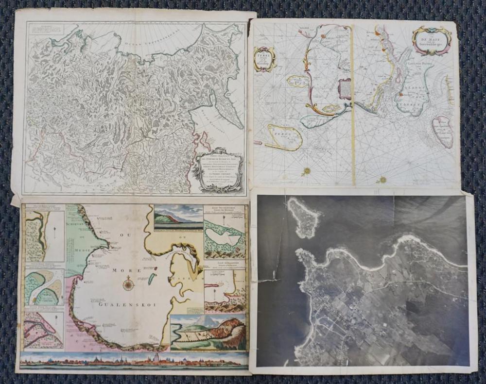 THREE MAPS AND AN ARIAL PHOTOGRAPH 328d86