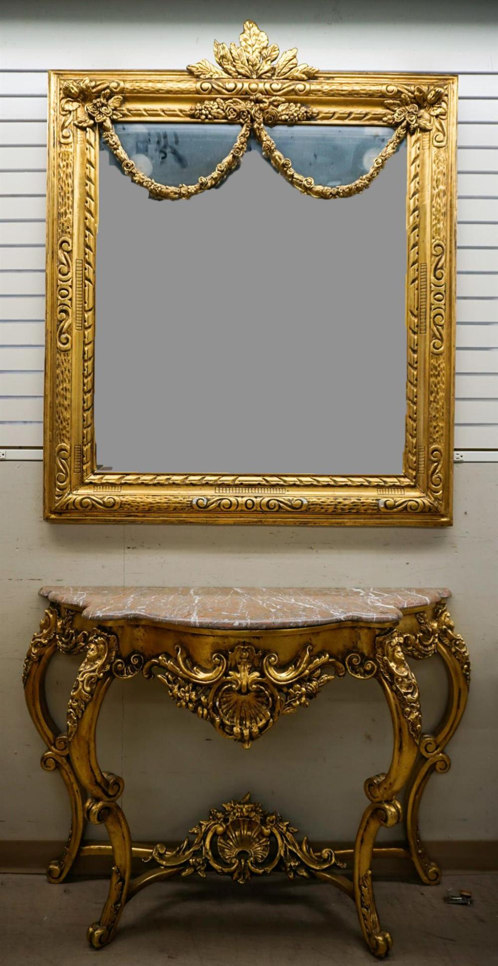 LOUIS XV STYLE GILT DECORATED FRUITWOOD  328db9