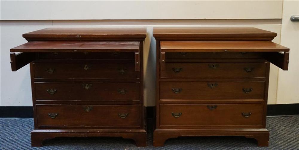 PAIR GEORGE III STYLE MAHOGANY