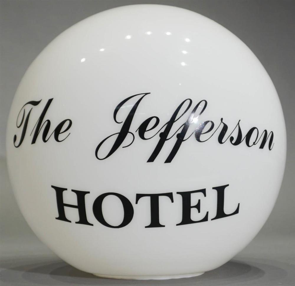 'THE JEFFERSON HOTEL' ENAMEL DECAL