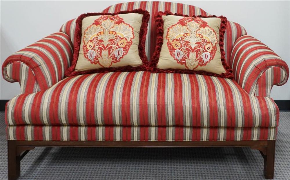 FEDERAL STYLE STRIPE UPHOLSTERED