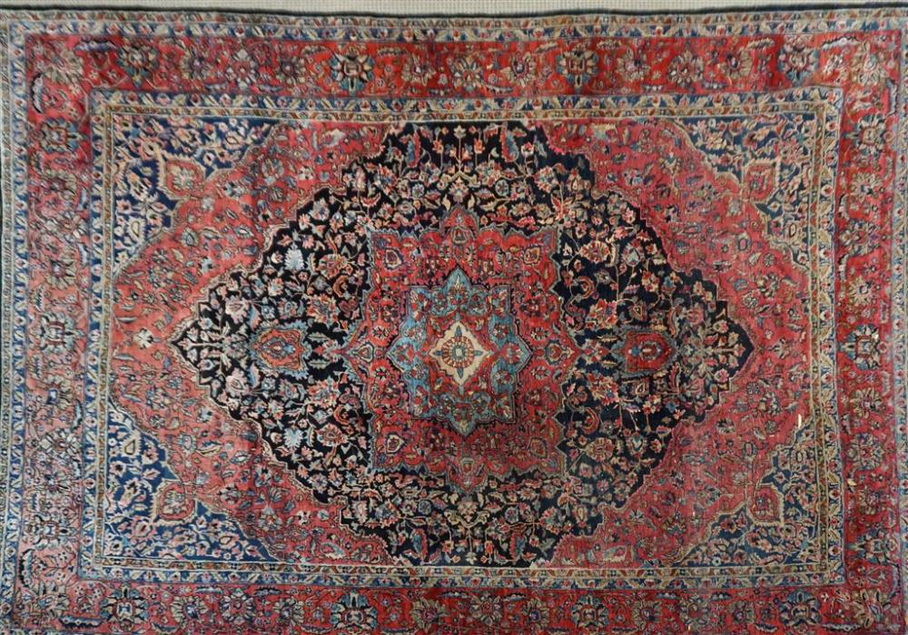 SAROUK RUG, 12 FT 6 IN X 8 FT 10