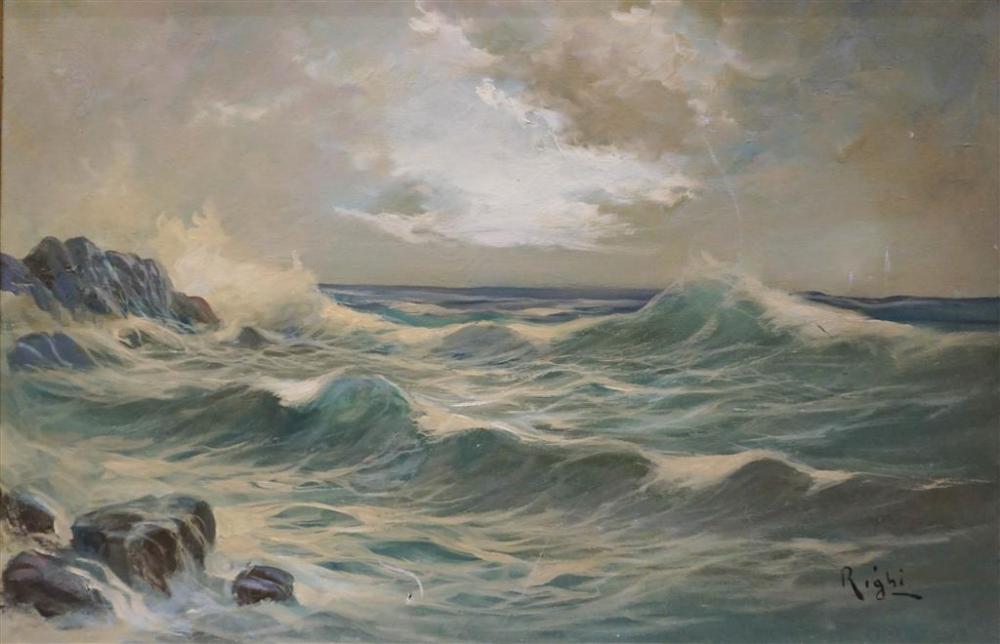 AMERICAN 20TH CENTURY SCHOOL, SEASCAPE,