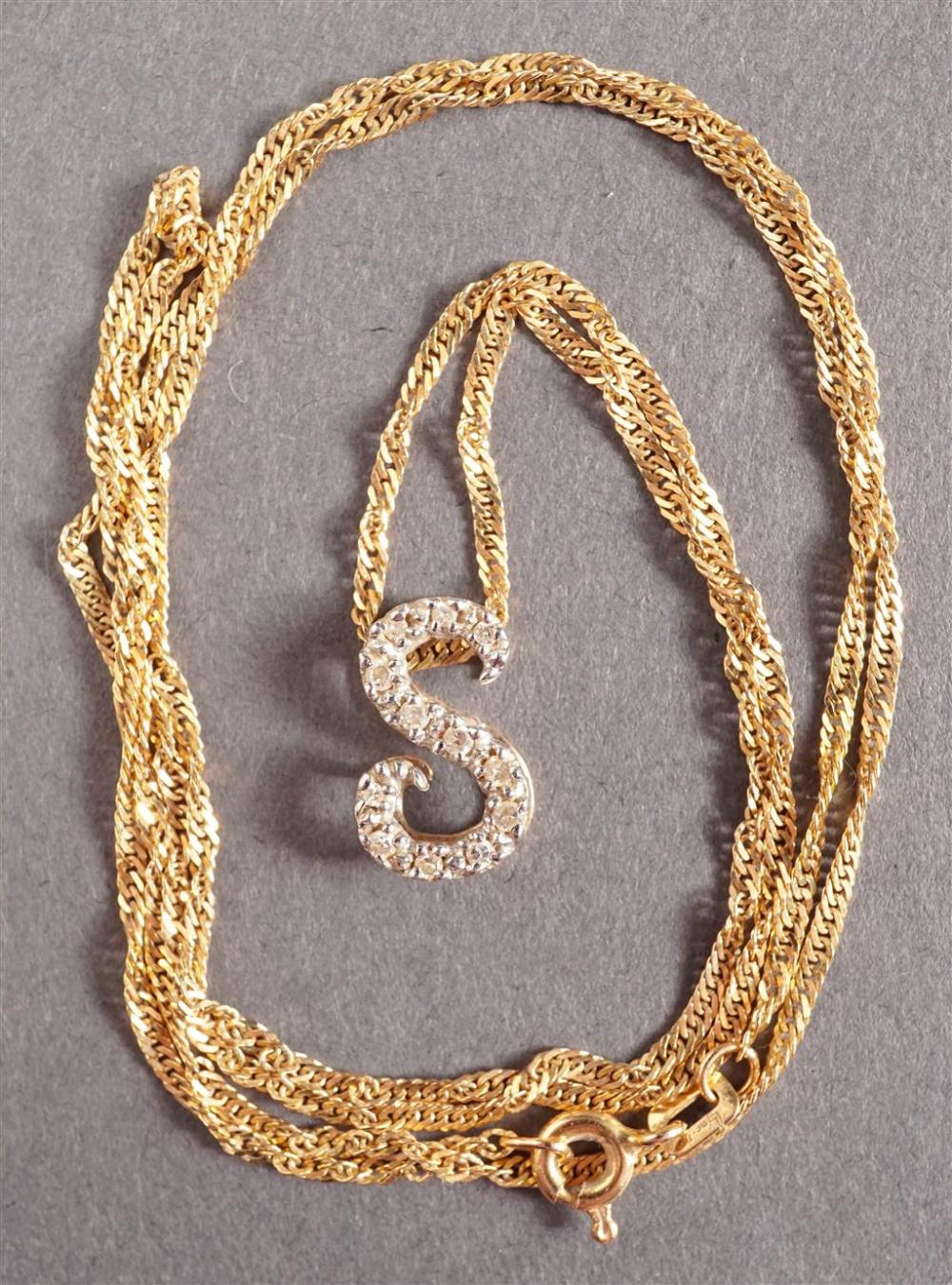 14-KARAT YELLOW-GOLD NECKLACE WITH