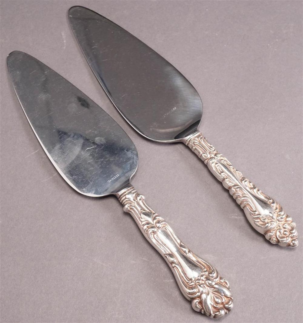 TWO AMERICAN STERLING SILVER HANDLED