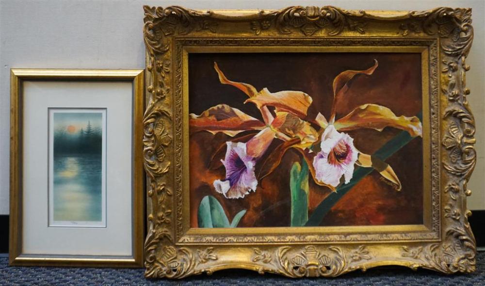 UNKNOWN ARTIST STILL LIFE OF IRIS  32914a