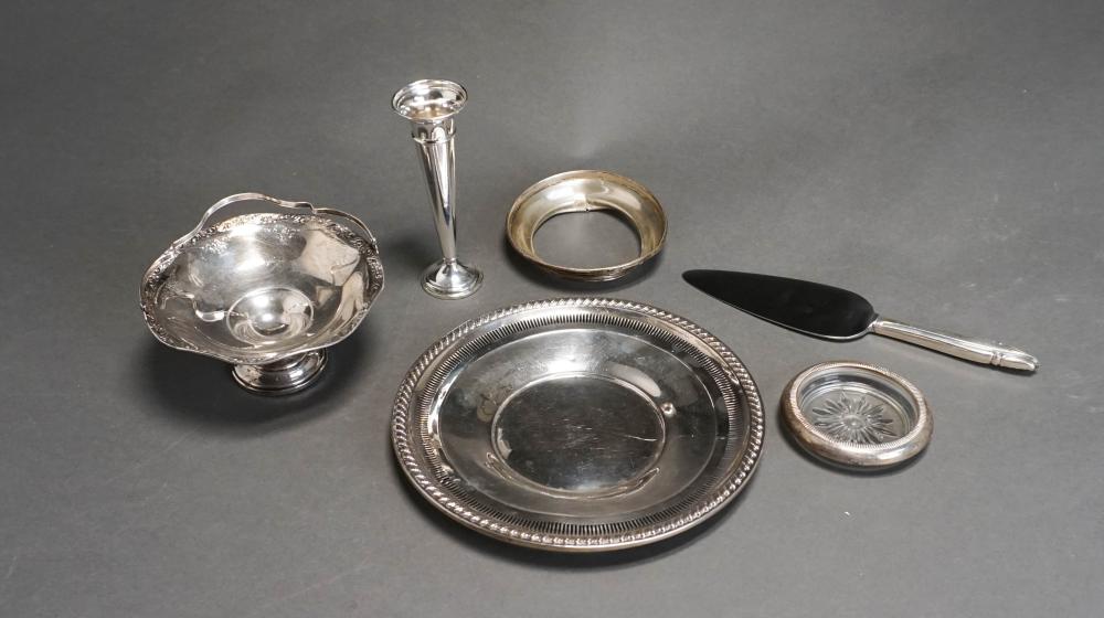 COLLECTION OF STERLING SILVER TABLE