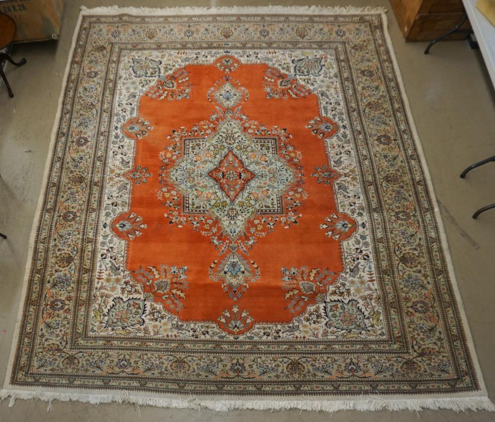 INDO TABRIZ RUG 12 FT 6 IN X 10 32b8ee