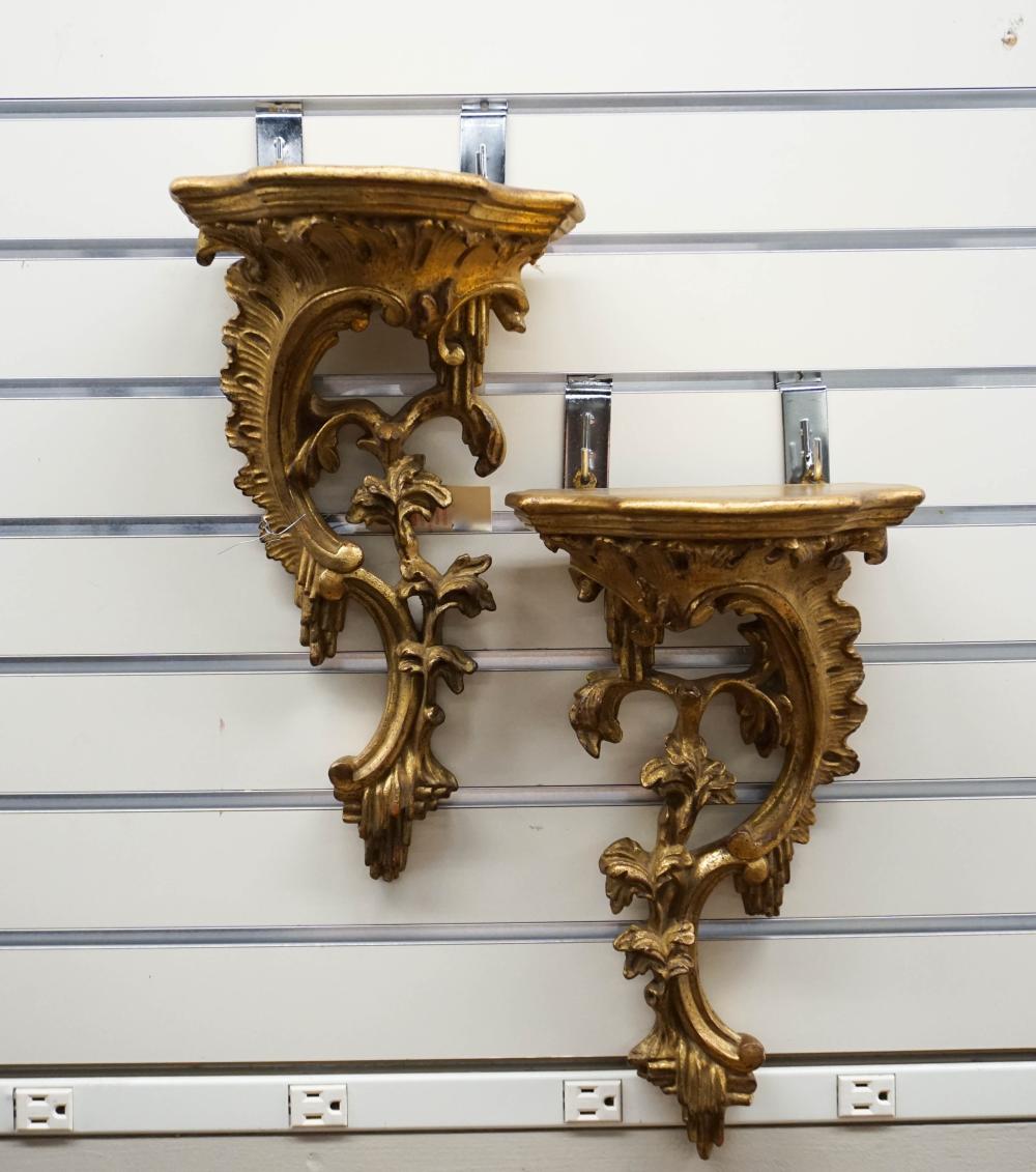 PAIR LOUIS XVI STYLE GILT COMPOSITION 32b981