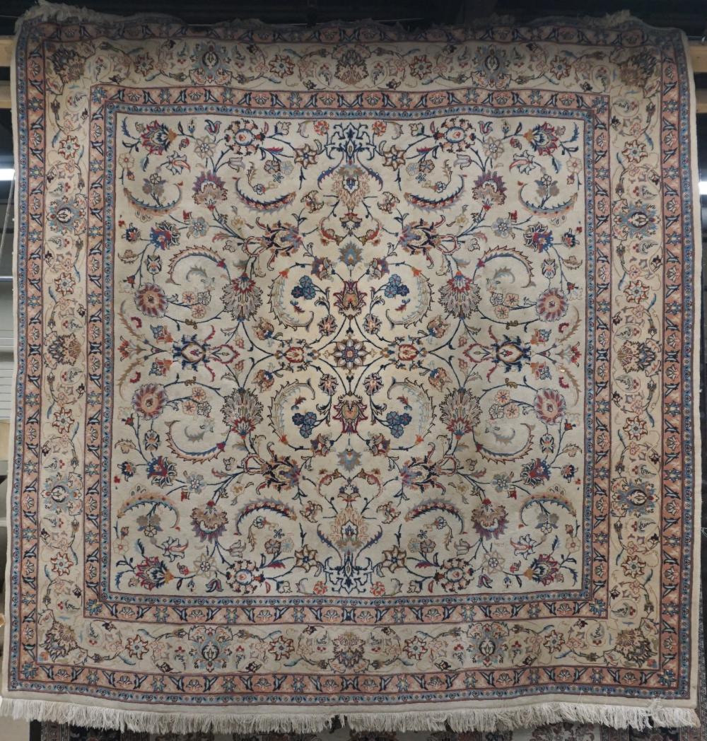 INDO TABRIZ SQUARE RUG 8 FT X 32b9ca