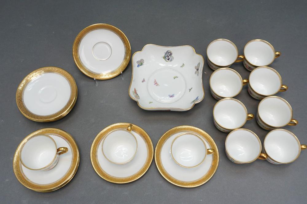 ELEVEN C. AHRENFELDT LIMOGES GILT