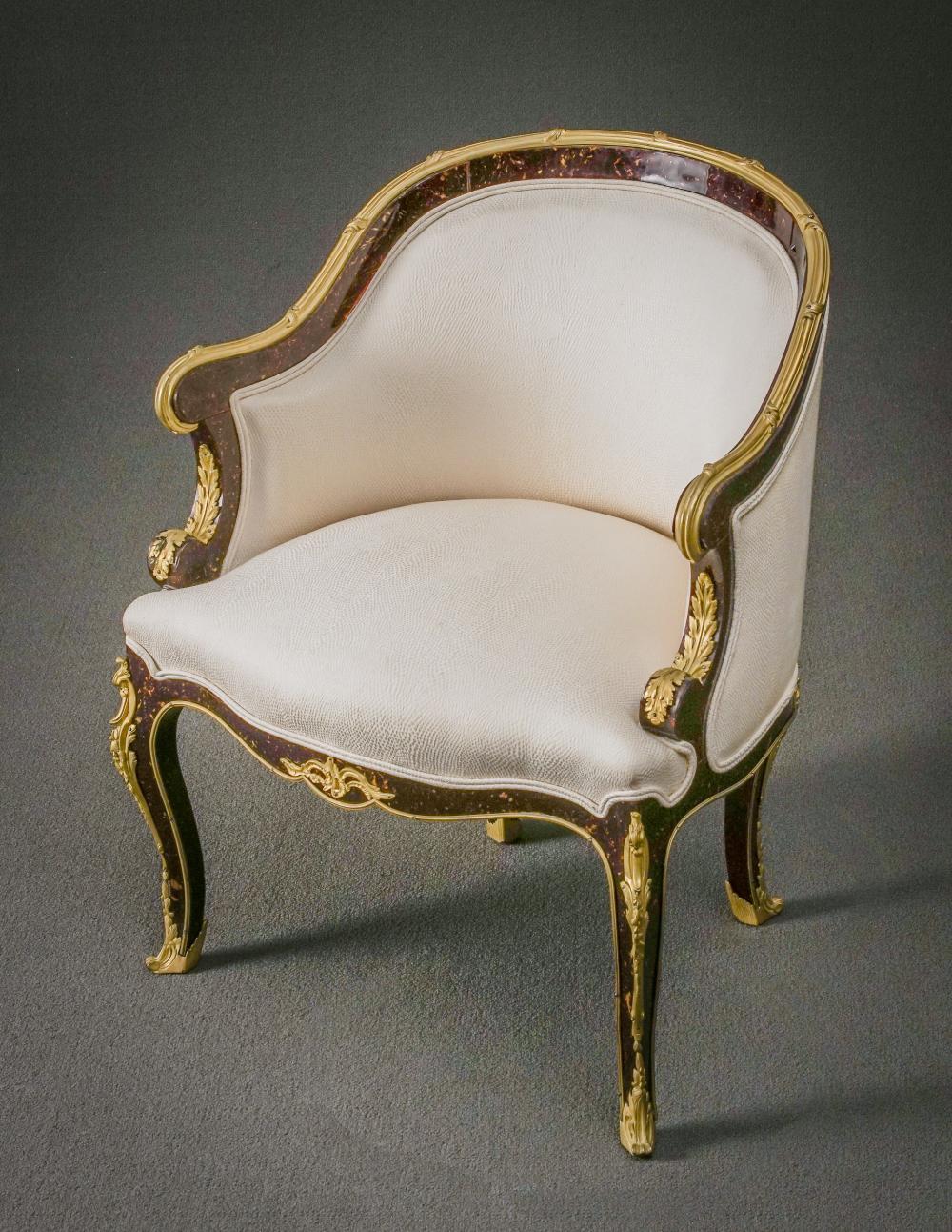 LOUIS XV STYLE ORMOLU MOUNTED FAUX