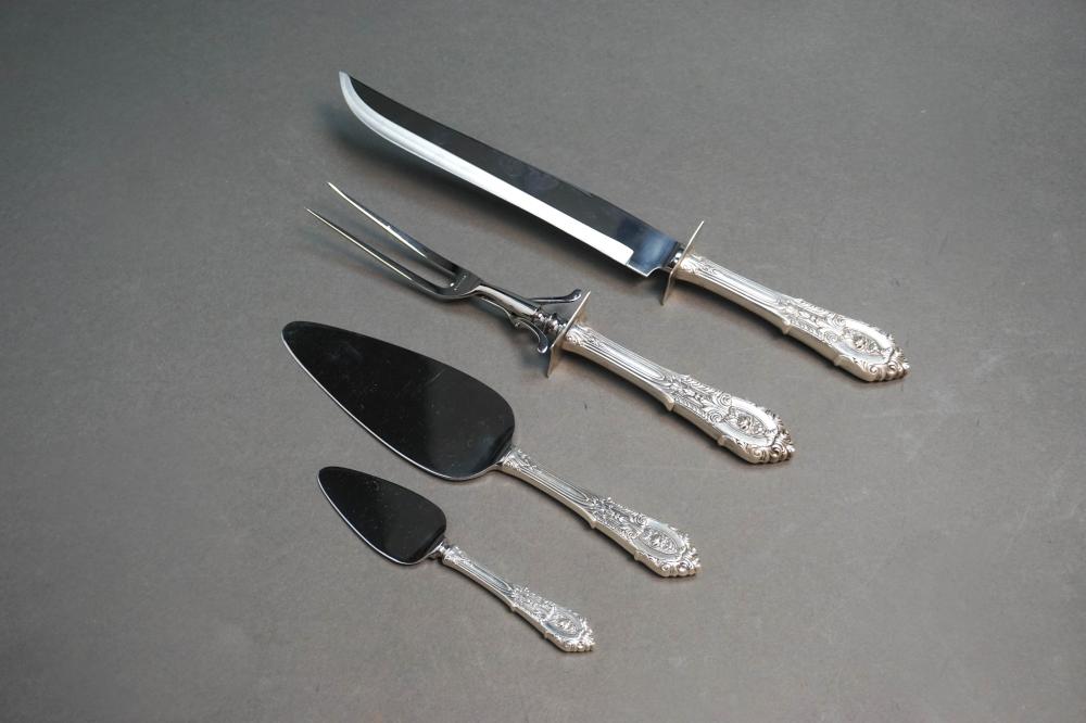 FOUR PIECE STERLING SILVER HANDLED 32bae2