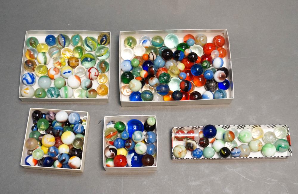 COLLECTION OF GLASS MARBLESCollection