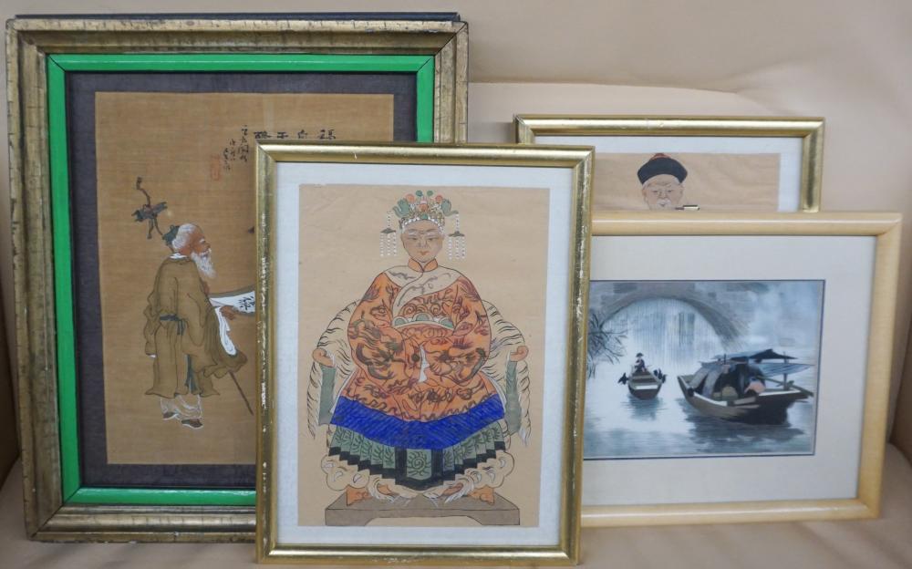 FIVE ASSORTED CHINESE ALBUM PAINTINGSFive 32bb4f
