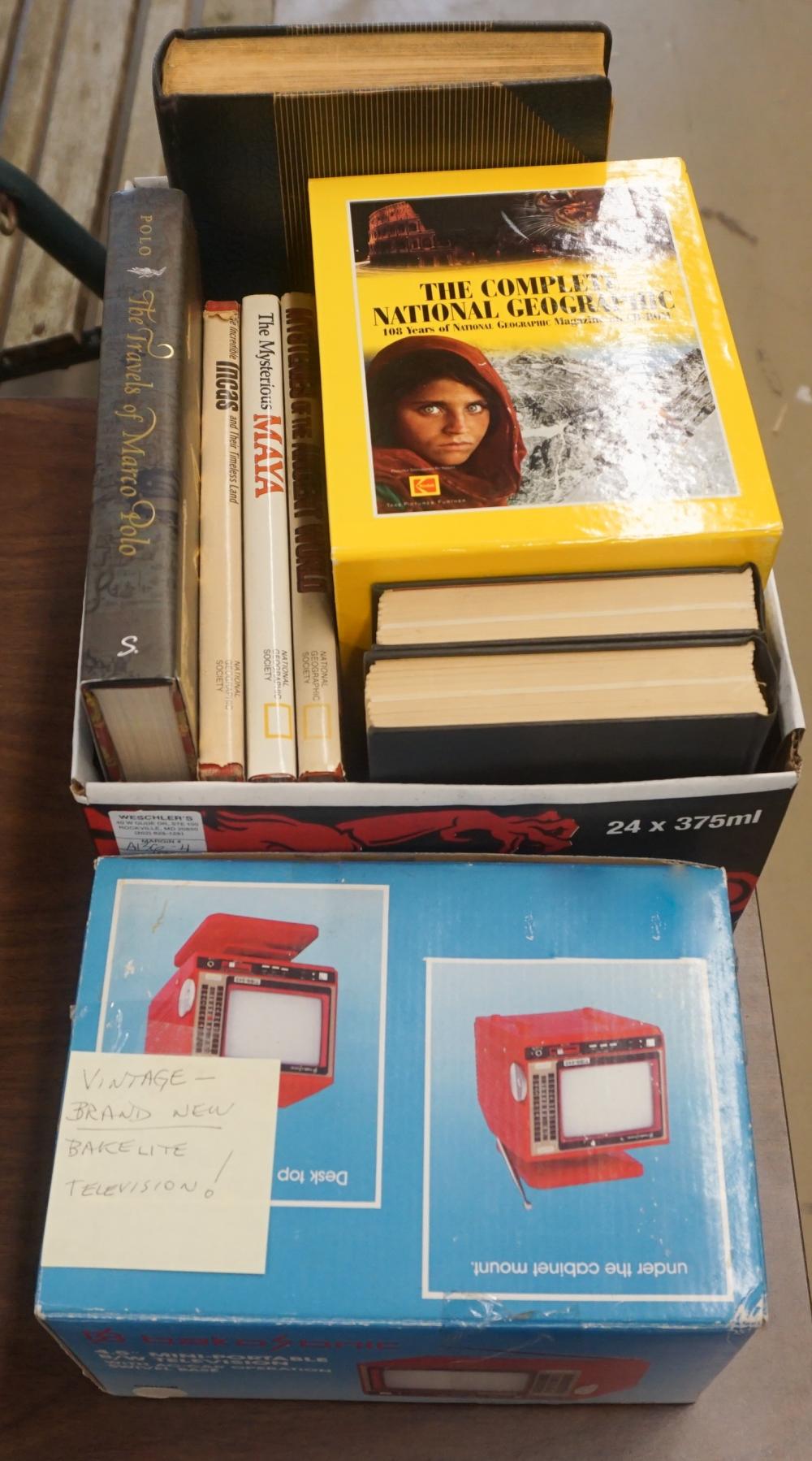 GROUP WITH BOOKS (NATIONAL GEOGRAPHIC