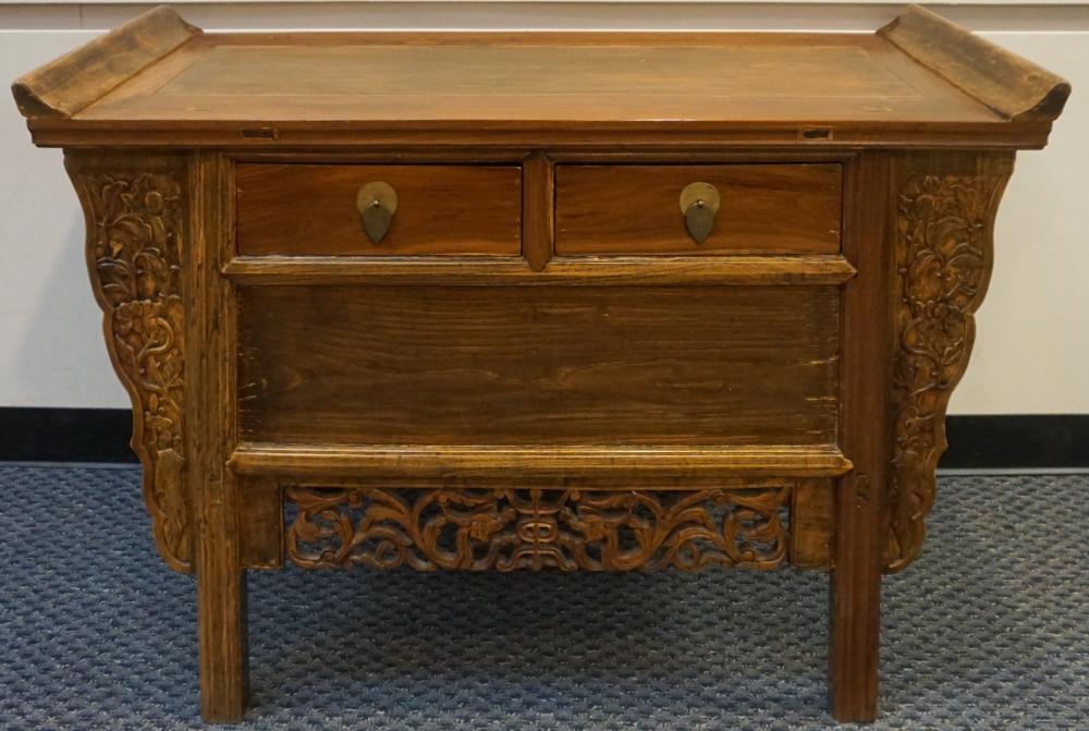 CHINESE FRUITWOOD ALTAR TABLE,
