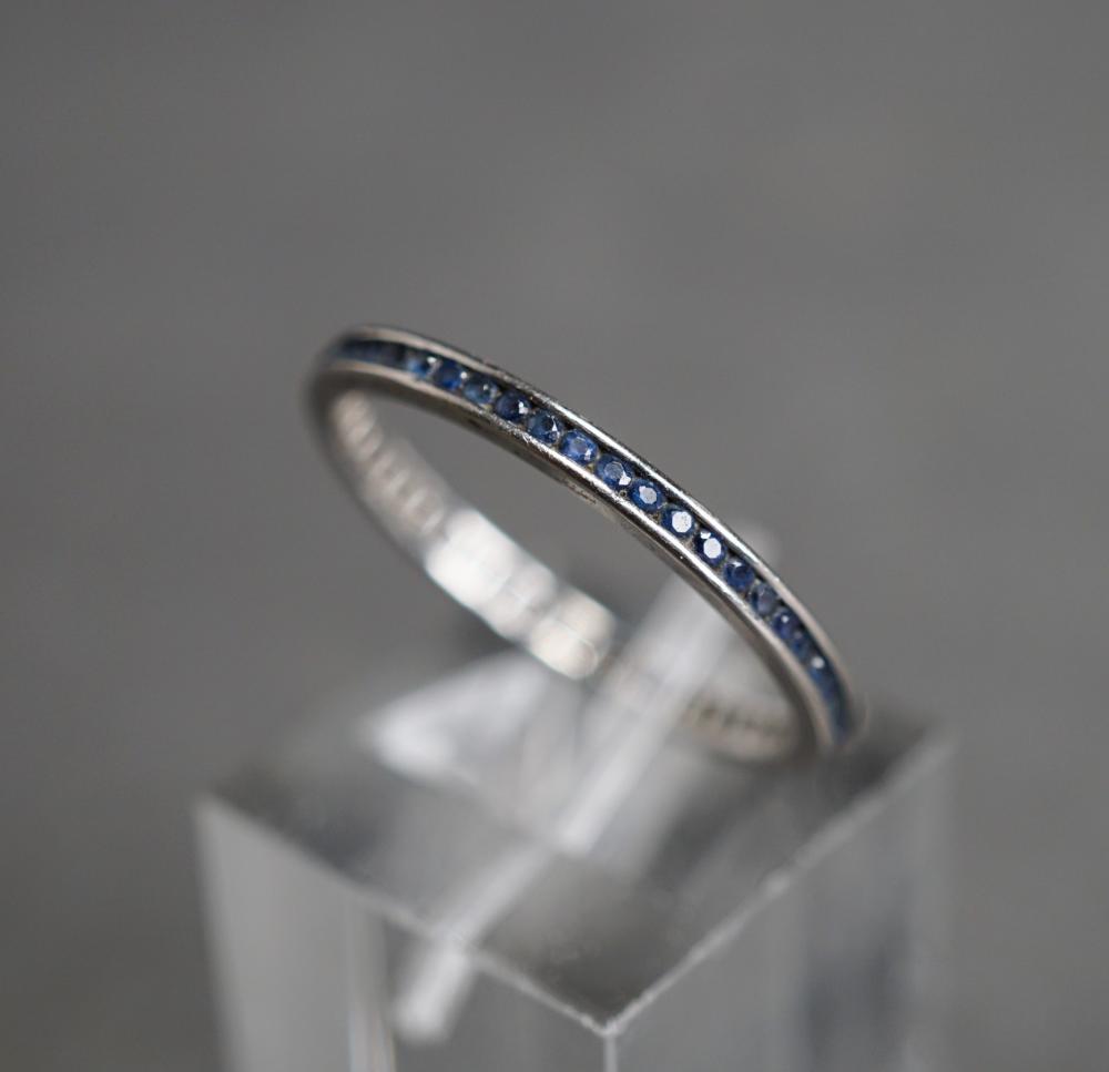 PLATINUM AND BLUE SAPPHIRE ETERNITY 32bc3a