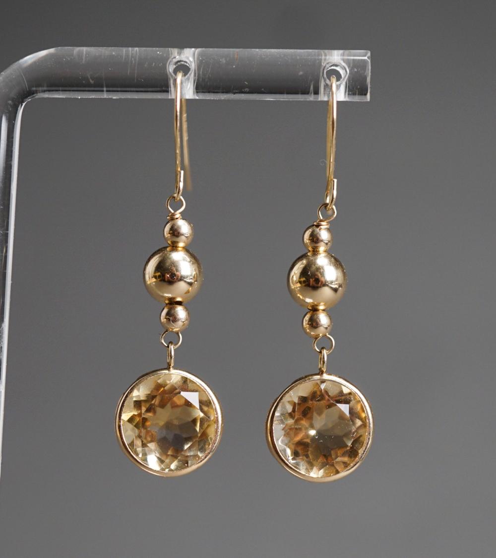 14-KARAT YELLOW-GOLD AND CITRINE