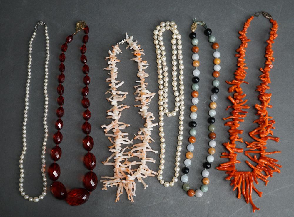 COLLECTION OF BEADED AND OTHER NECKLACESCollection