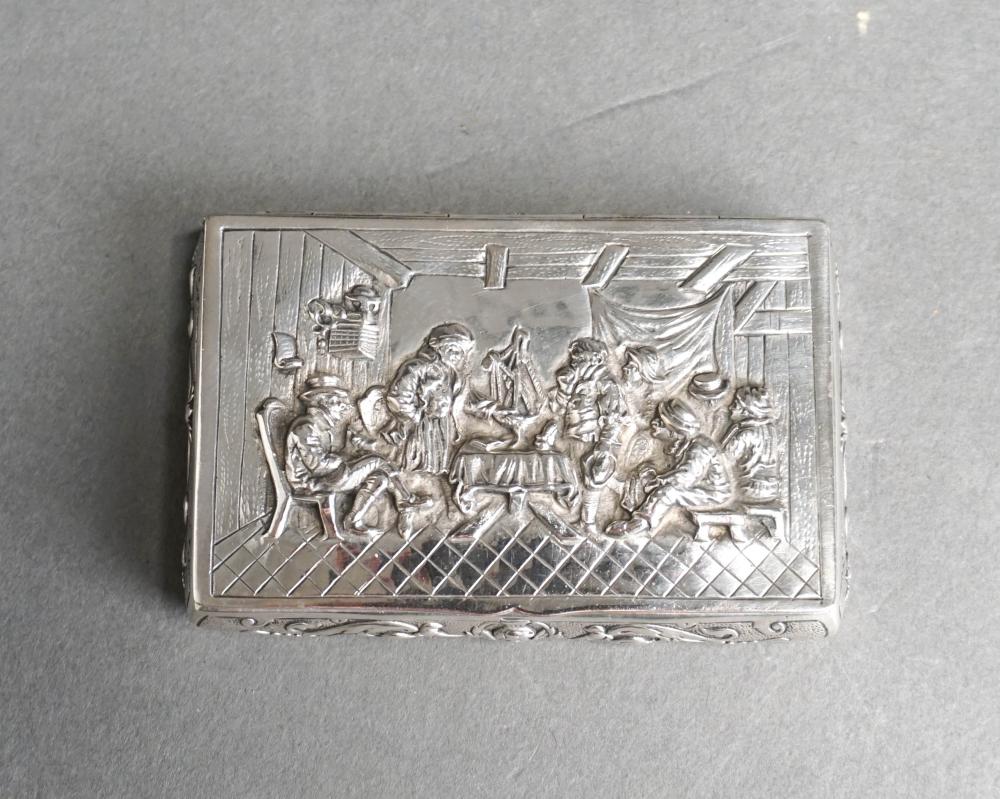 FRENCH STERLING SILVER REPOUSSE