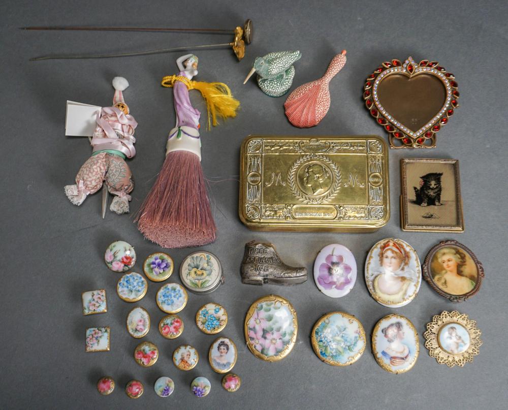 COLLECTION OF HAND PAINTED PORCELAIN